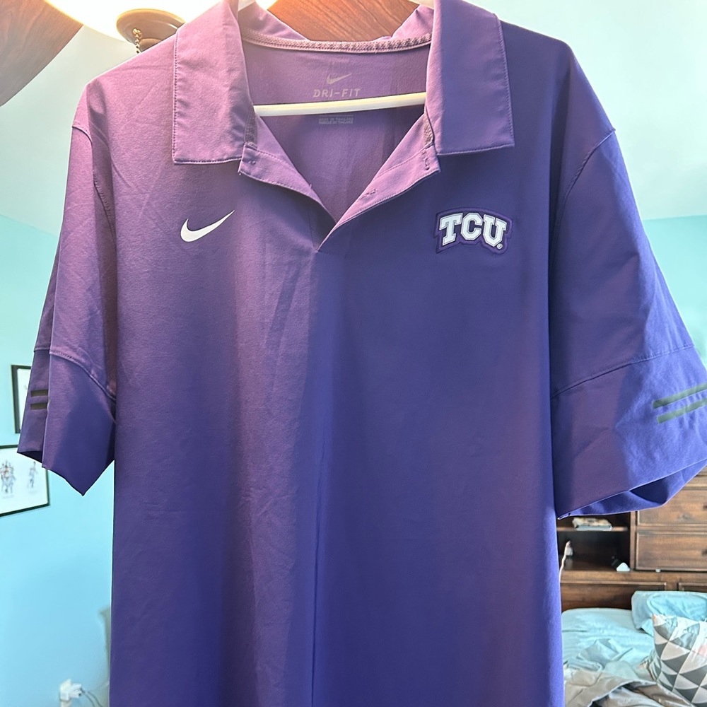 Men’s extra large Nike dry fit TCU polo